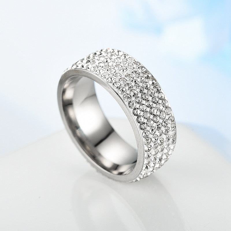 CRYSTAL COVERED RING
